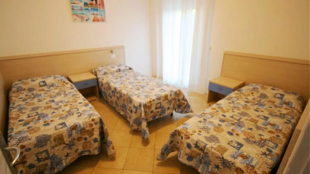 Rossetto appartamento camera di letto